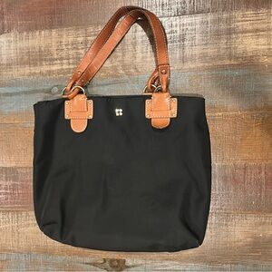 Kate Spade nylon & leather tote. EUC